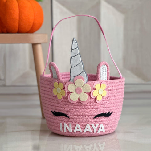 Halloween Trick-or-Treat Unicorn Basket